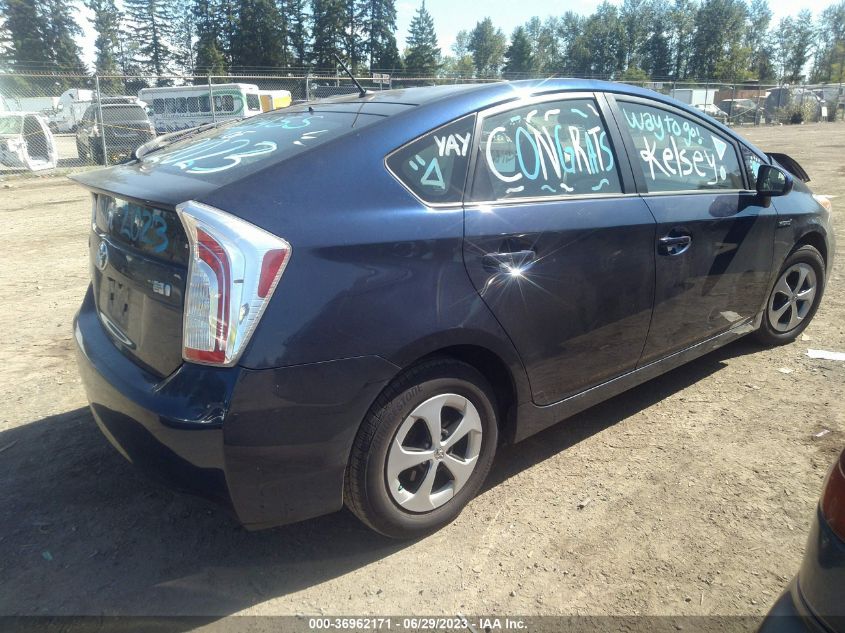 2014 TOYOTA PRIUS FOUR/FIVE/THREE/ONE/TWO - JTDKN3DU5E1759446