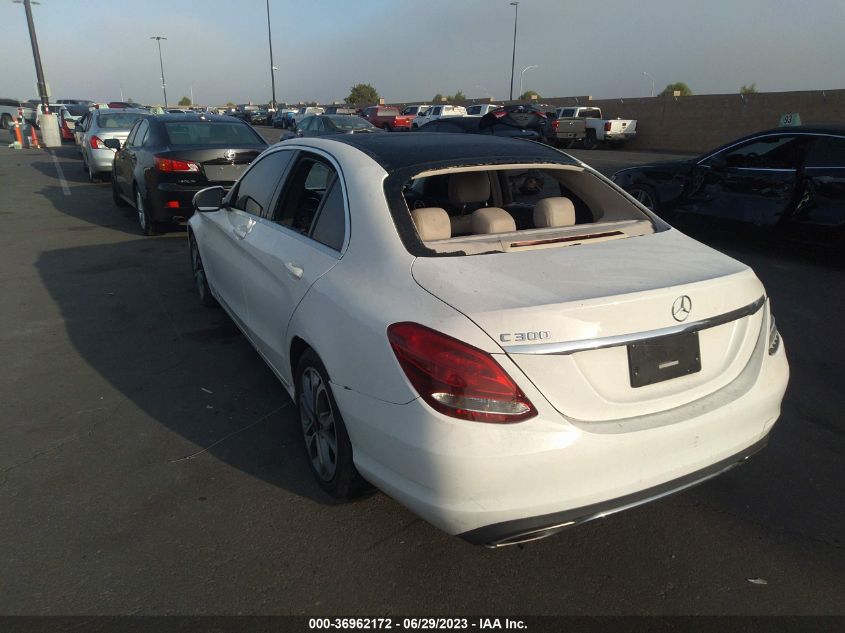 2017 MERCEDES-BENZ C-CLASS C 300 - 55SWF4JB1HU198664