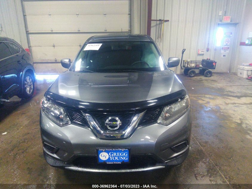 2016 NISSAN ROGUE S - KNMAT2MV9GP592867