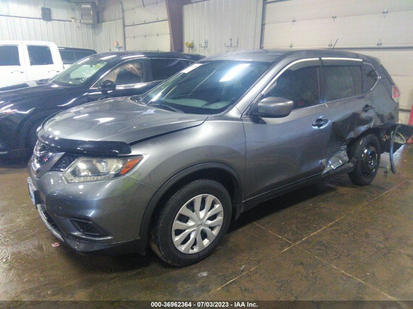 2016 NISSAN ROGUE S - KNMAT2MV9GP592867