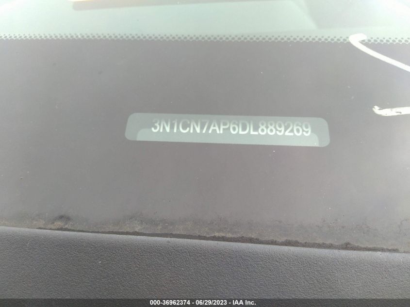2013 NISSAN VERSA S PLUS - 3N1CN7AP6DL889269