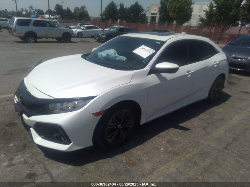 2018 HONDA CIVIC HATCHBACK EX - SHHFK7H5XJU424512