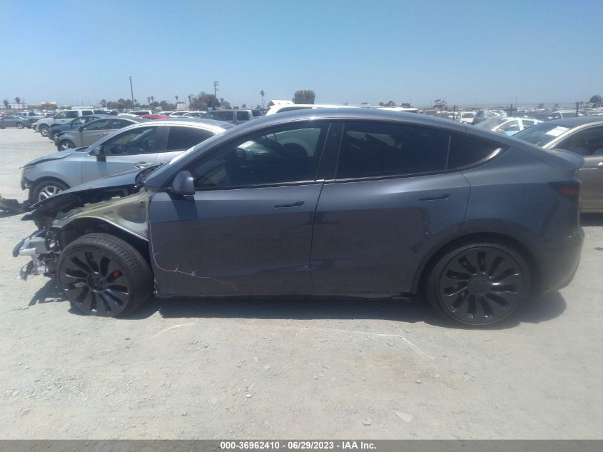 2023 TESLA MODEL Y PERFORMANCE - 7SAYGDEFXPF746165