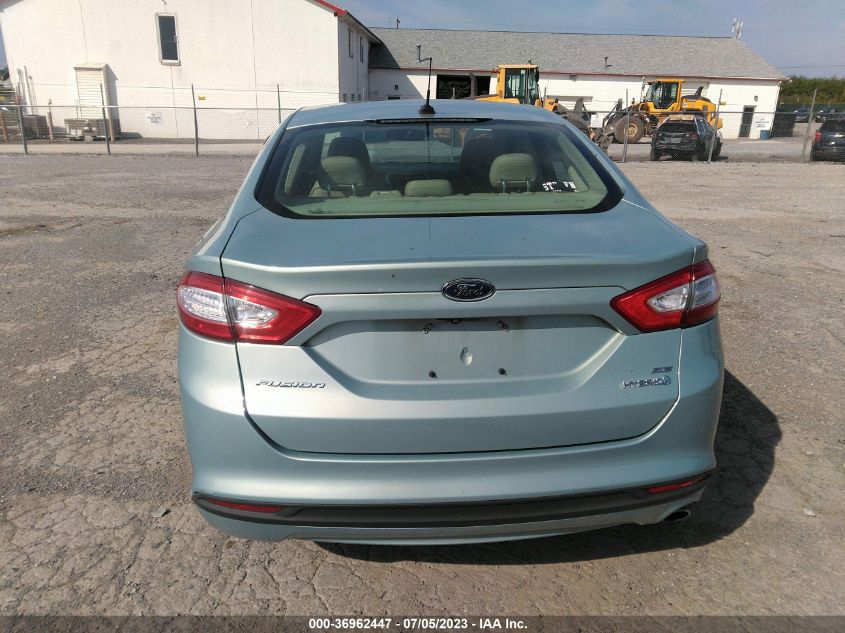 2014 FORD FUSION SE HYBRID - 3FA6P0LU2ER155392