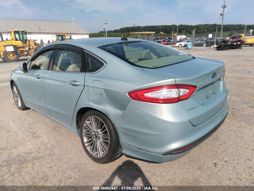 2014 FORD FUSION SE HYBRID - 3FA6P0LU2ER155392