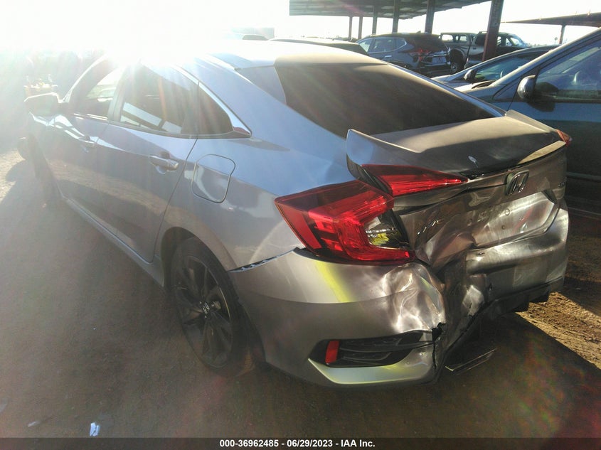 VIN 2HGFC2F8XLH573614 2020 HONDA CIVIC SEDAN SPORT