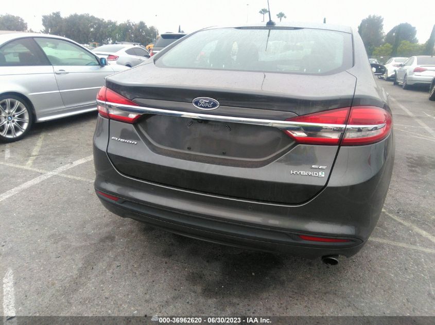 2017 FORD FUSION HYBRID SE - 3FA6P0LU2HR247669