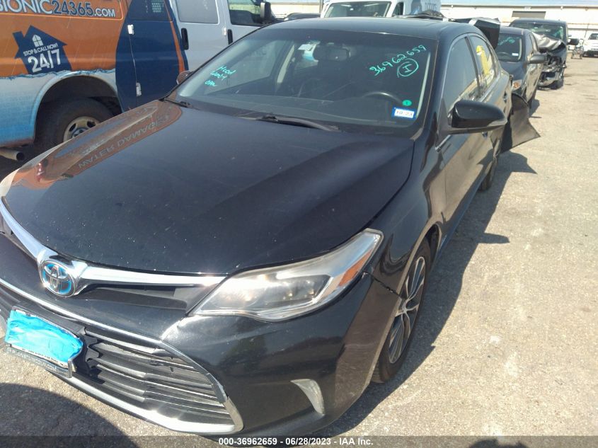 2016 TOYOTA AVALON HYBRID XLE PREMIUM/LIMITED 4T1BD1EB6GU052969