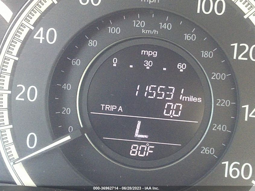 2015 HONDA ACCORD SEDAN EX-L - 1HGCR2F84FA074523
