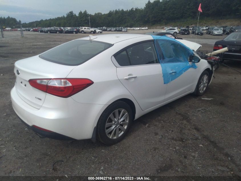 2014 KIA FORTE EX - KNAFX4A81E5090252