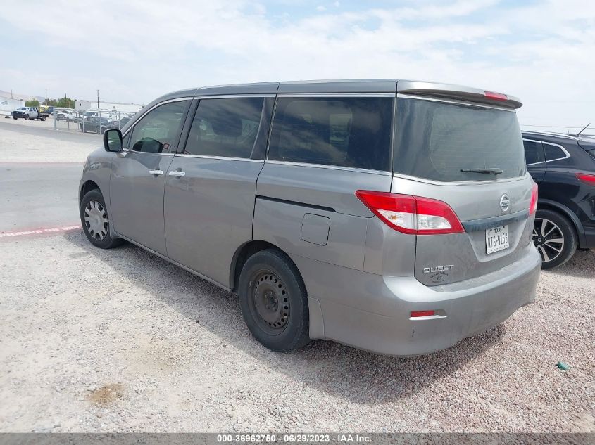 2013 NISSAN QUEST S - JN8AE2KP1D9069667