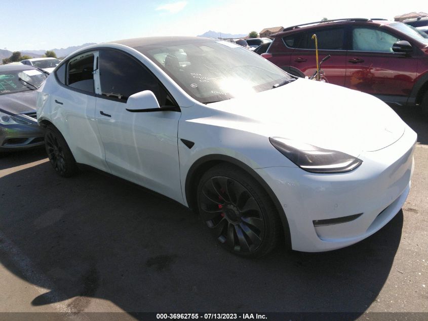 2022 TESLA MODEL Y PERFORMANCE - 7SAYGDEF8NF365878