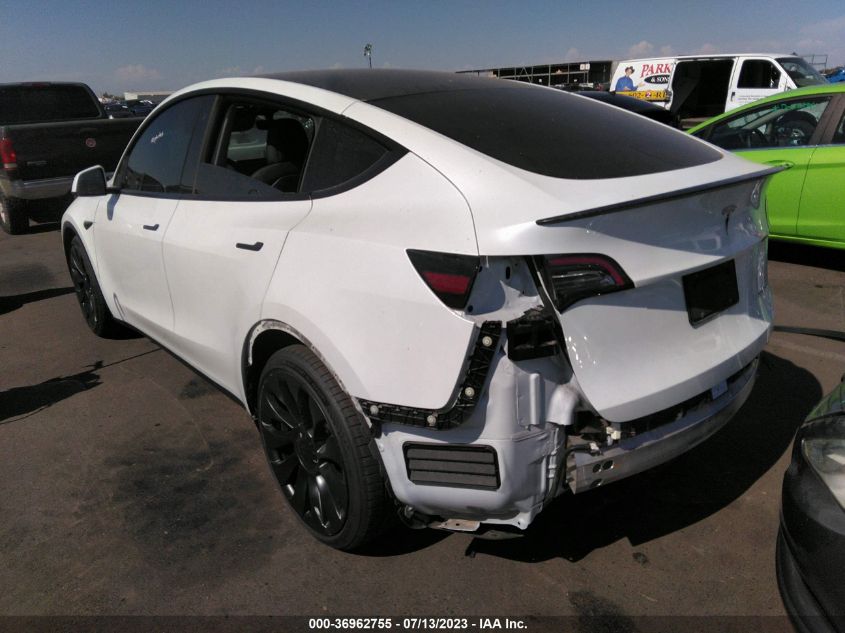 2022 TESLA MODEL Y PERFORMANCE - 7SAYGDEF8NF365878
