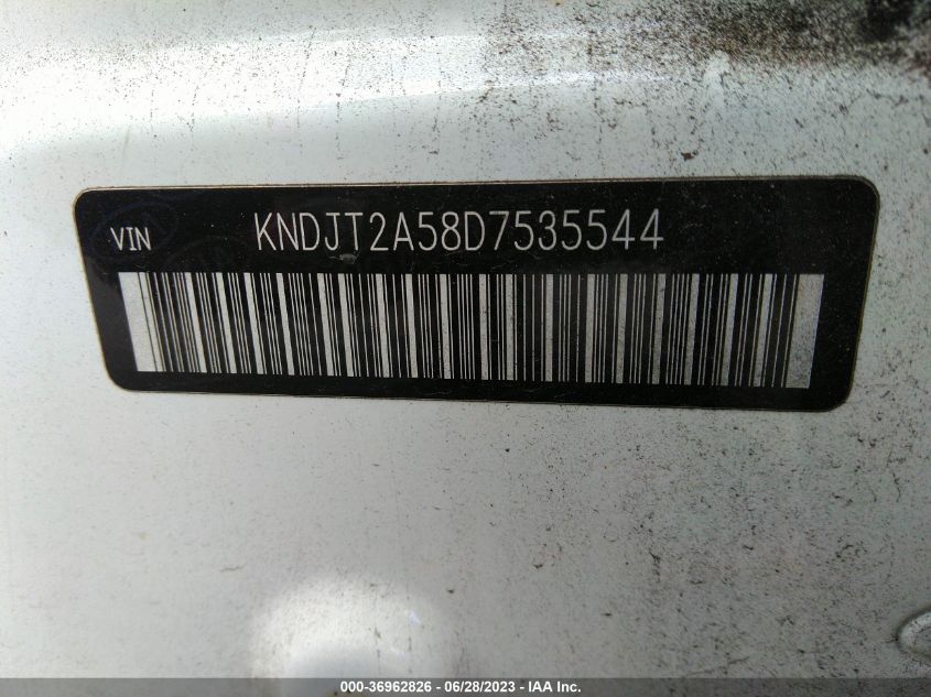 2013 KIA SOUL - XXXXXXXXXX1234567
