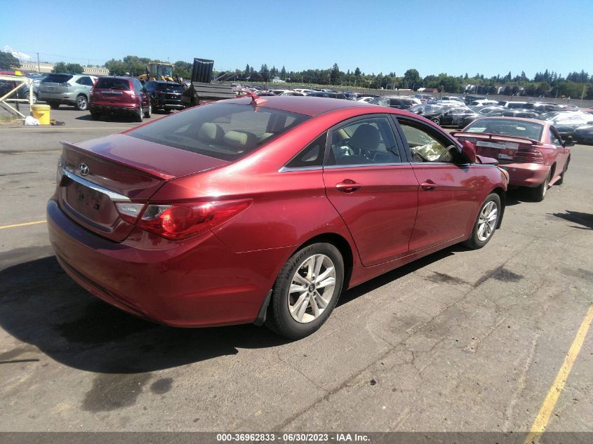 2013 HYUNDAI SONATA GLS PZEV - 5NPEB4AC0DH797309