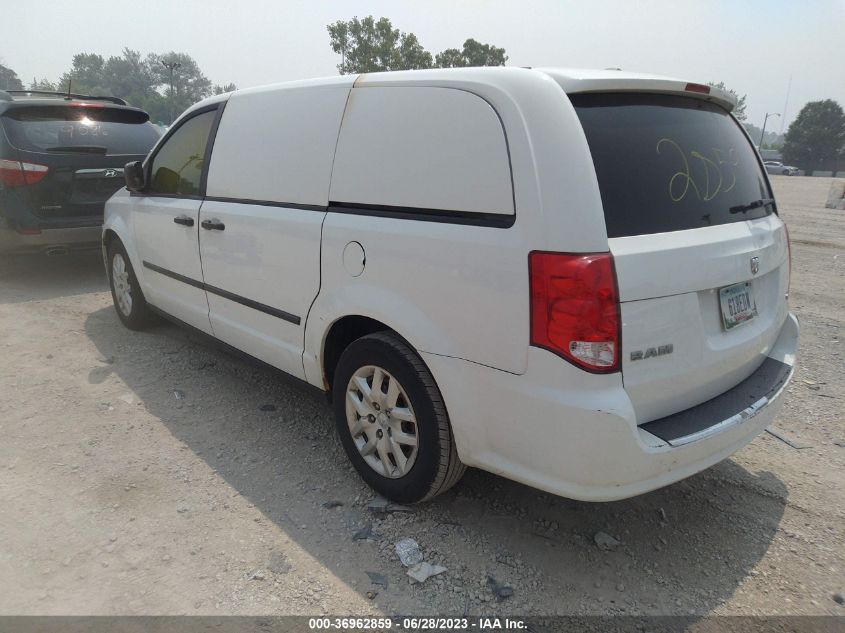 2014 RAM CARGO VAN TRADESMAN 2C4JRGAG7ER148805