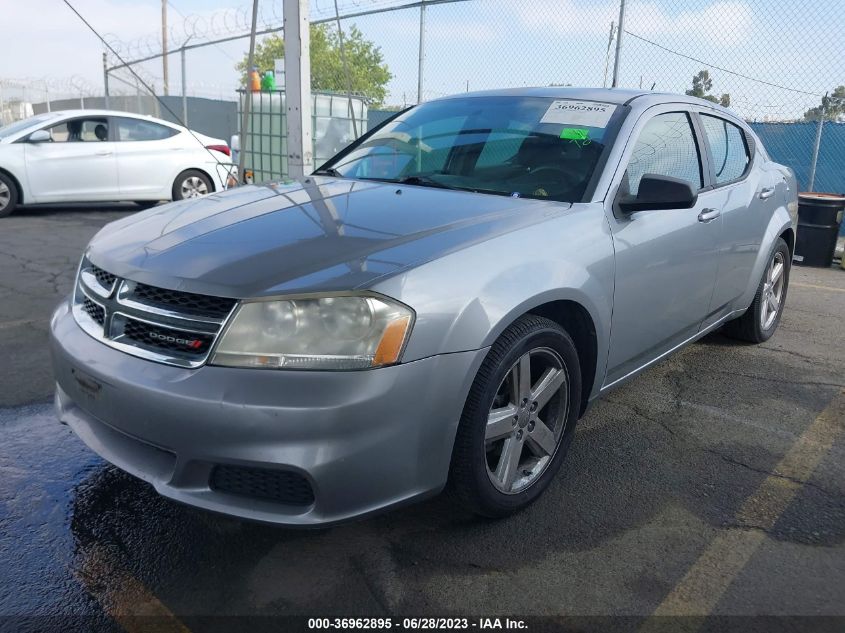 2013 DODGE AVENGER SE - 1C3CDZABXDN660789