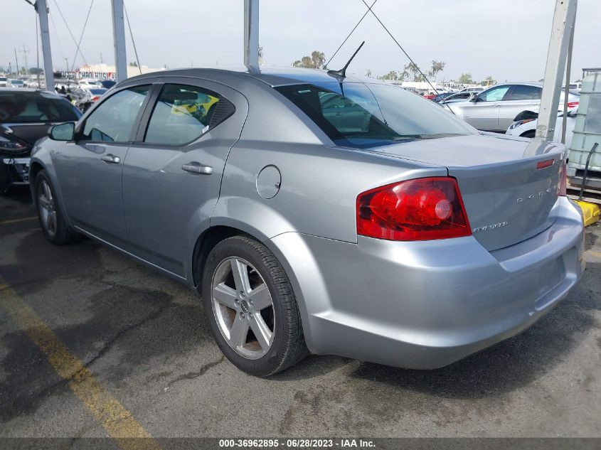 2013 DODGE AVENGER SE - 1C3CDZABXDN660789