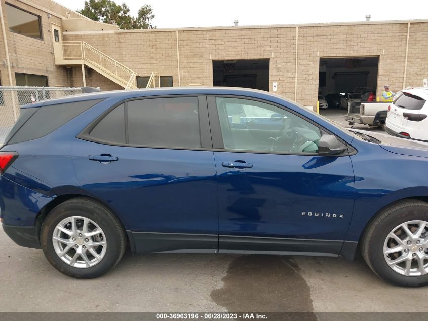 2022 CHEVROLET EQUINOX LS - 3GNAXFEV9NS177824