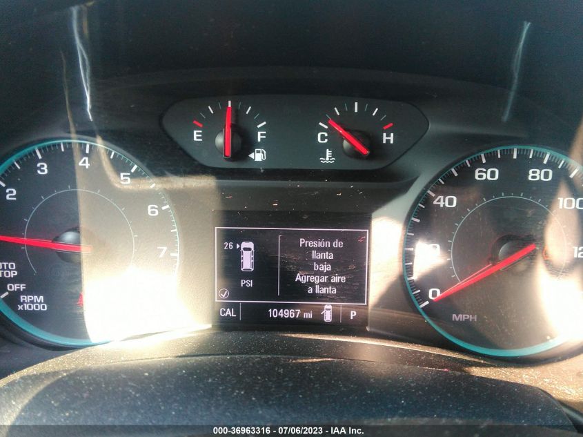 2018 CHEVROLET EQUINOX LT - 3GNAXJEVXJL353481