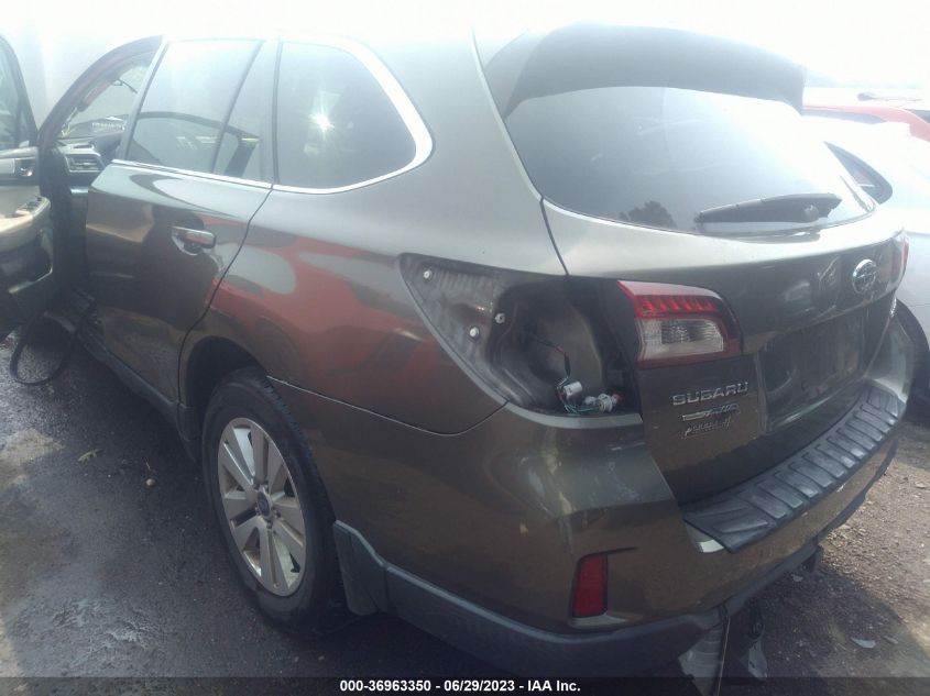 2015 SUBARU OUTBACK 2.5I PREMIUM - 4S4BSBDC0F3255057