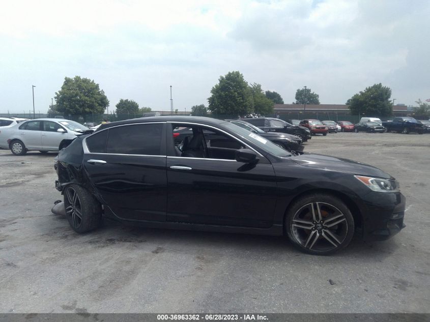 2016 HONDA ACCORD SEDAN SPORT - 1HGCR2F58GA148355