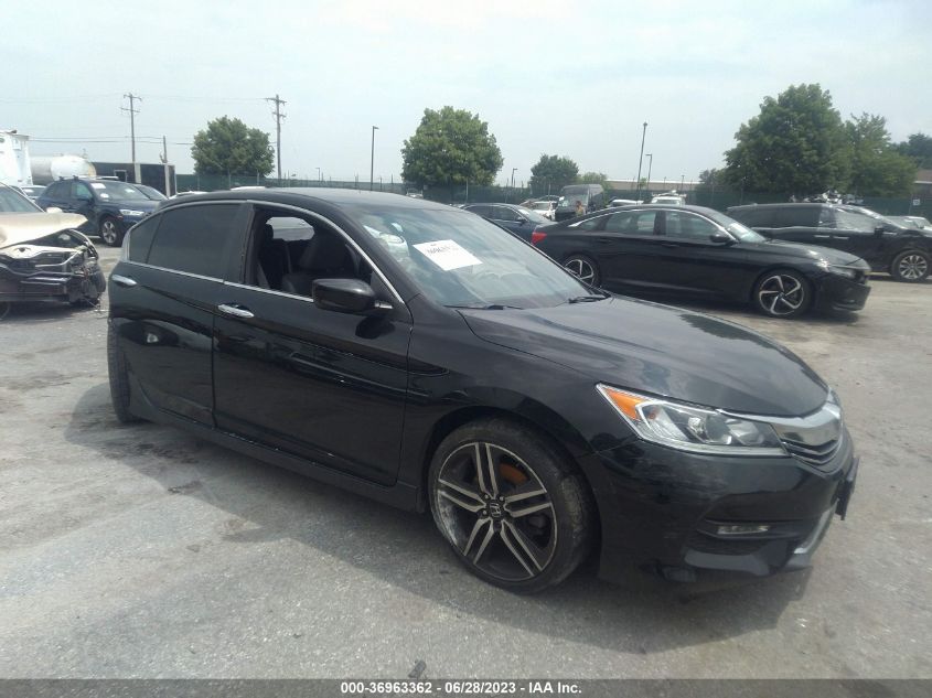 2016 HONDA ACCORD SEDAN SPORT - 1HGCR2F58GA148355