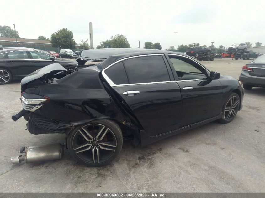 2016 HONDA ACCORD SEDAN SPORT - 1HGCR2F58GA148355