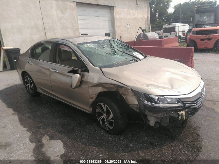 2016 HONDA ACCORD SEDAN LX - 1HGCR2F38GA005629
