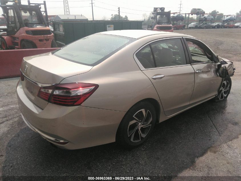 2016 HONDA ACCORD SEDAN LX - 1HGCR2F38GA005629