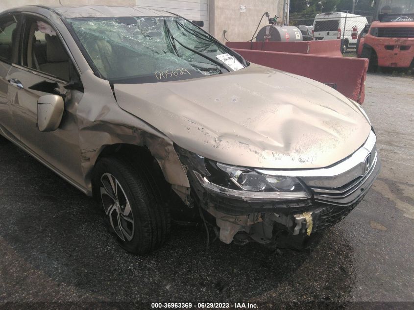 2016 HONDA ACCORD SEDAN LX - 1HGCR2F38GA005629