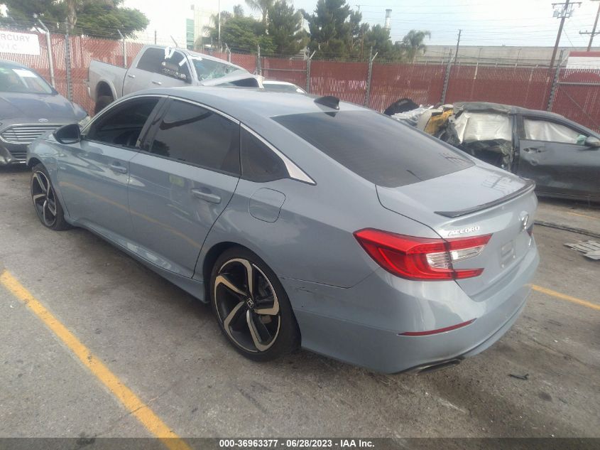 2021 HONDA ACCORD SEDAN SPORT - 1HGCV1F3XMA053393