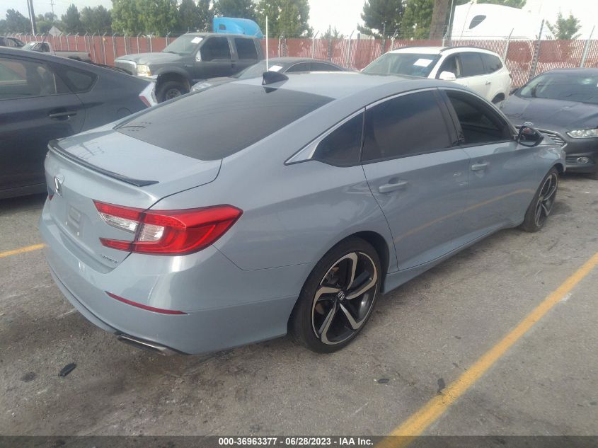 2021 HONDA ACCORD SEDAN SPORT - 1HGCV1F3XMA053393