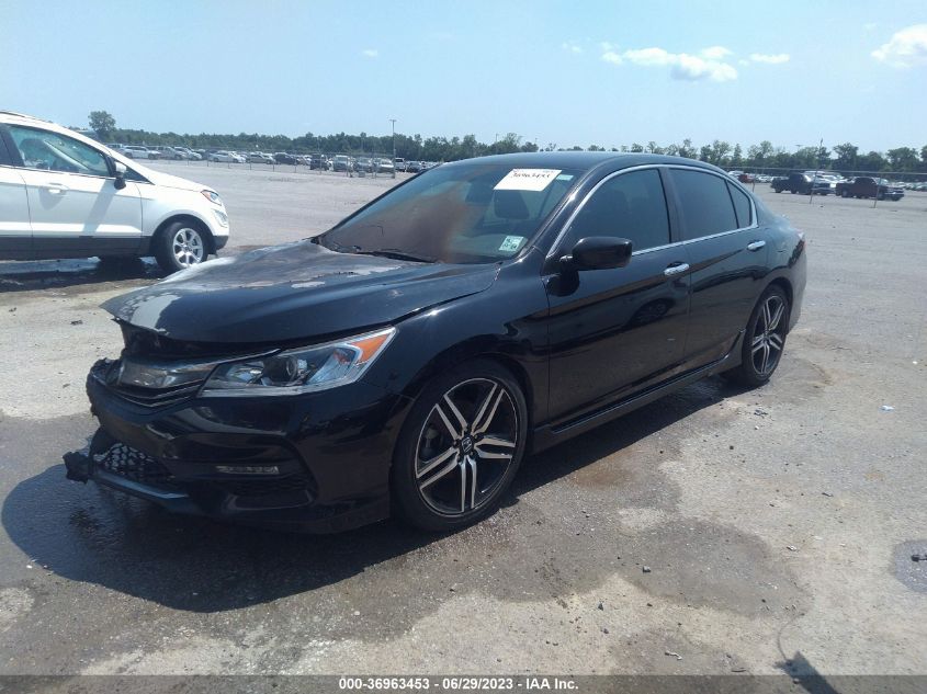 2017 HONDA ACCORD SEDAN SPORT SE - 1HGCR2F13HA225423