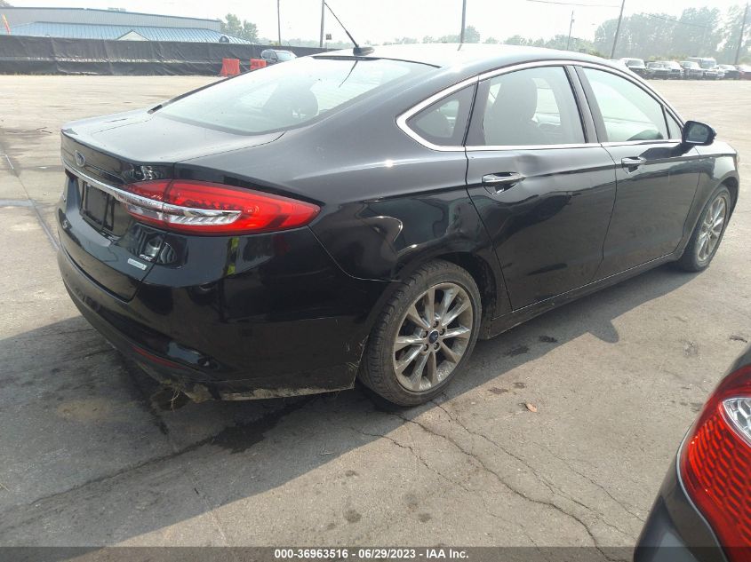 2017 FORD FUSION SE - 3FA6P0HD4HR305208