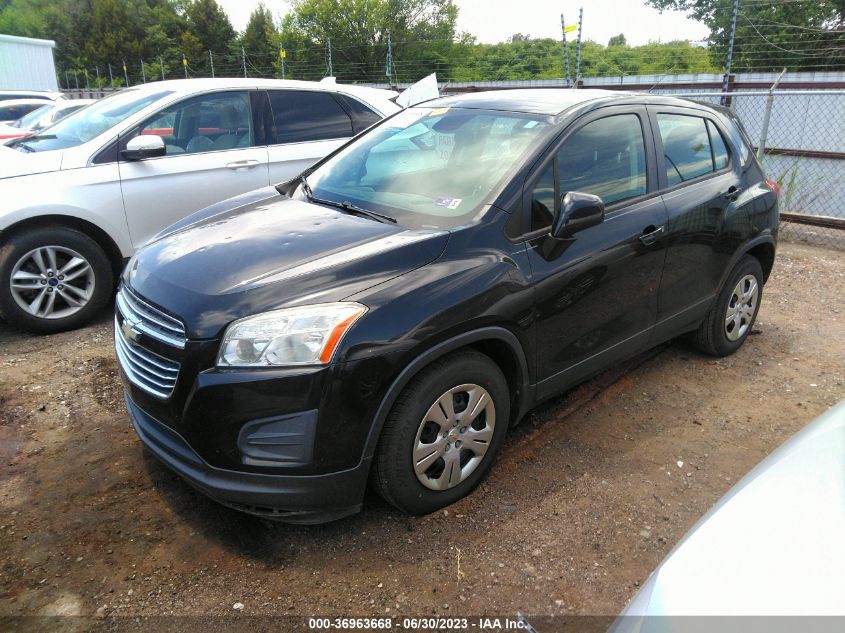 2015 CHEVROLET TRAX LS - KL7CJKSB6FB061772
