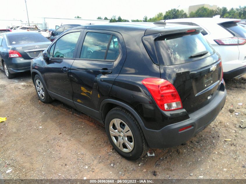 2015 CHEVROLET TRAX LS - KL7CJKSB6FB061772