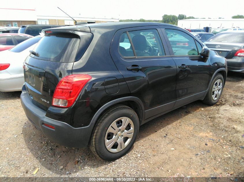 2015 CHEVROLET TRAX LS - KL7CJKSB6FB061772