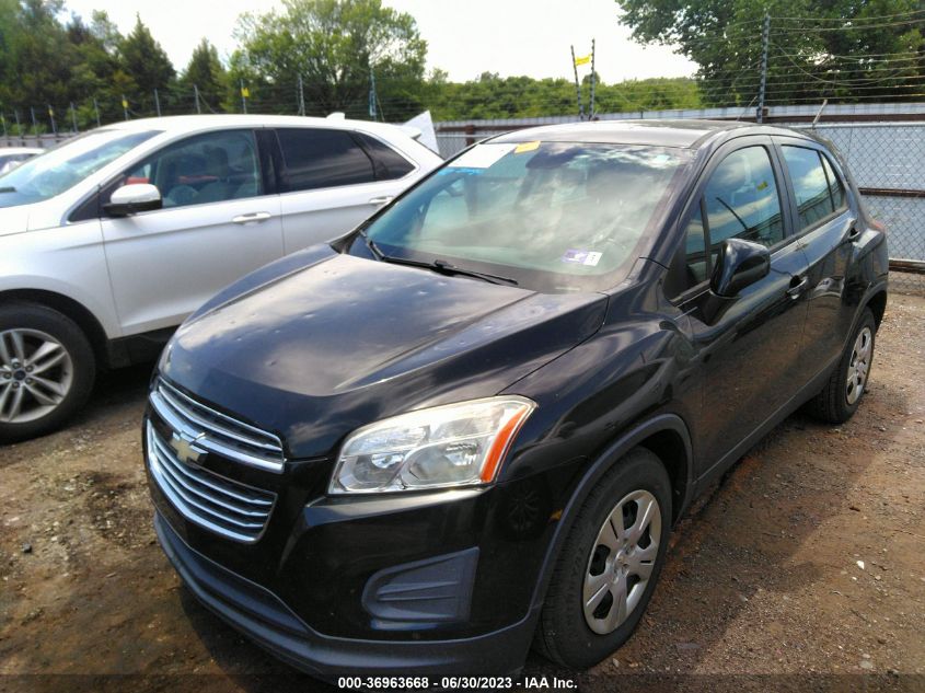 2015 CHEVROLET TRAX LS - KL7CJKSB6FB061772