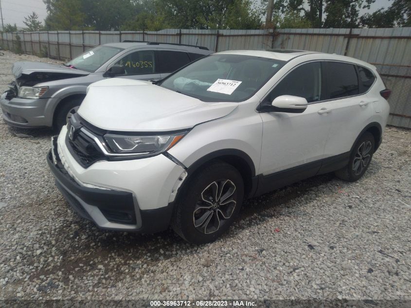 VIN 5J6RW2H59ML000420 2021 HONDA CR-V EX