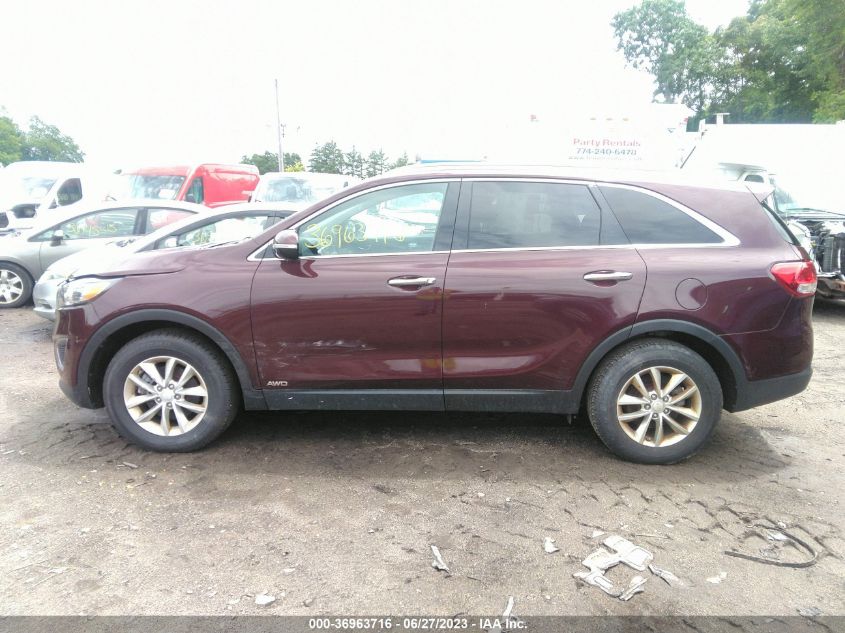 2016 KIA SORENTO LX - 5XYPGDA35GG126109