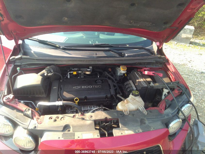 2013 CHEVROLET SONIC LT - 1G1JC6SH3D4253936