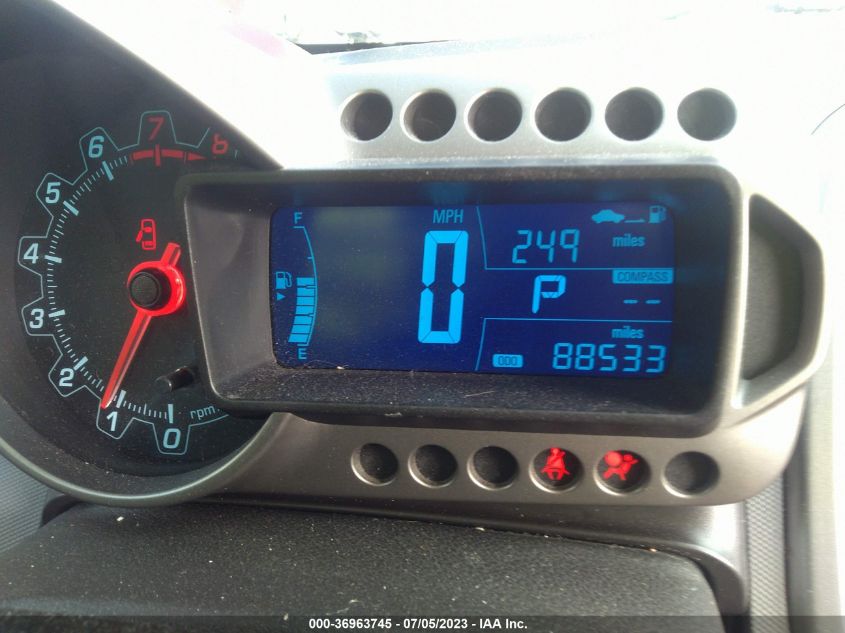 2013 CHEVROLET SONIC LT - 1G1JC6SH3D4253936