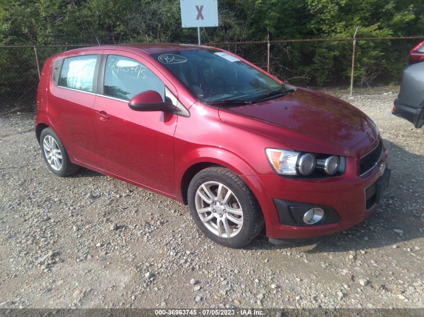 2013 CHEVROLET SONIC LT - 1G1JC6SH3D4253936