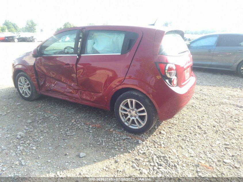 2013 CHEVROLET SONIC LT - 1G1JC6SH3D4253936