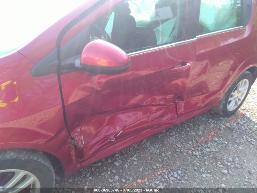 2013 CHEVROLET SONIC LT - 1G1JC6SH3D4253936