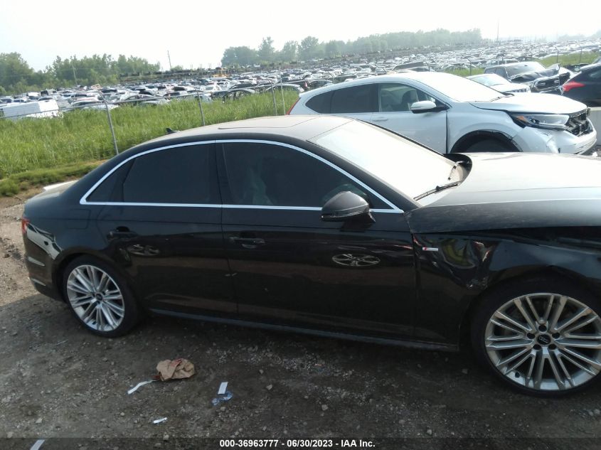 2019 AUDI A4 PREMIUM PLUS - WAUENAF4XKA076021