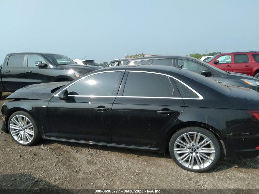 2019 AUDI A4 PREMIUM PLUS - WAUENAF4XKA076021