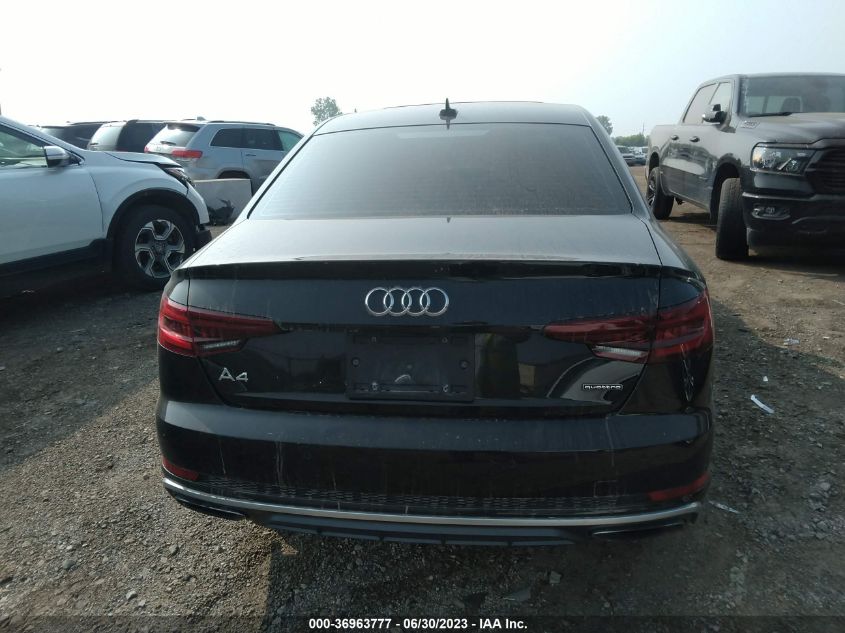 2019 AUDI A4 PREMIUM PLUS - WAUENAF4XKA076021