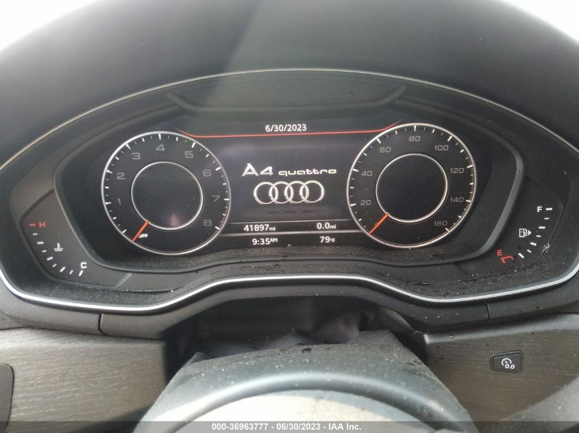 2019 AUDI A4 PREMIUM PLUS - WAUENAF4XKA076021